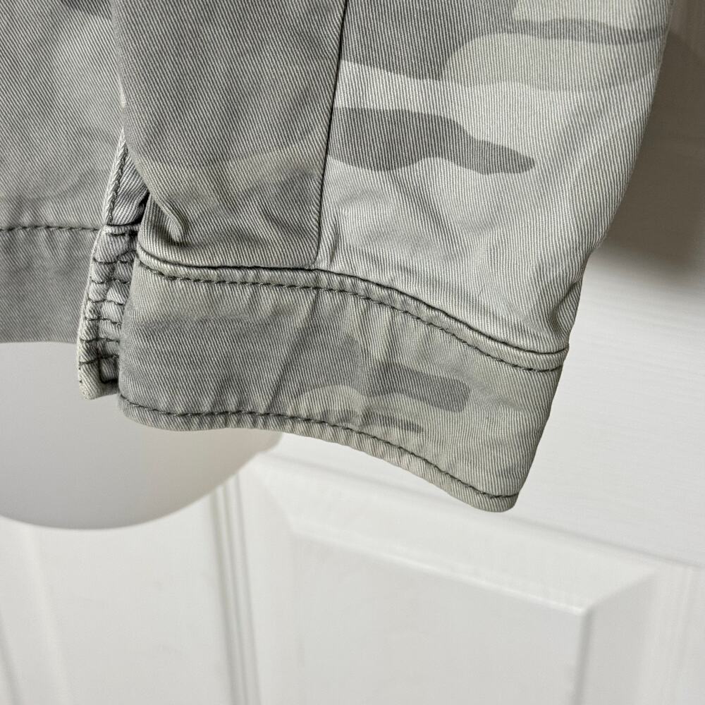 Abercrombie & Fitch Camo Utility Jacket Drawstring Waist Twill Military - Picture 6 of 16